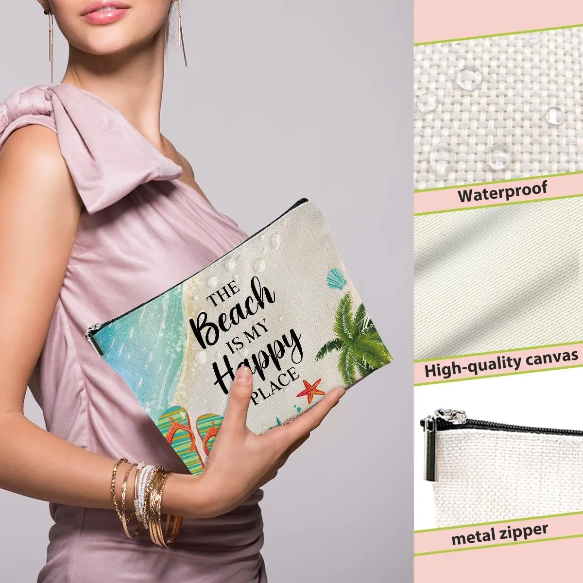 1 Pcs 3 Pcs 4 Pcs Makeup Bag, Girls Trip Gifts Favors Girls Weekend Gifts, Friendship Gifts for Women Bestie Bride