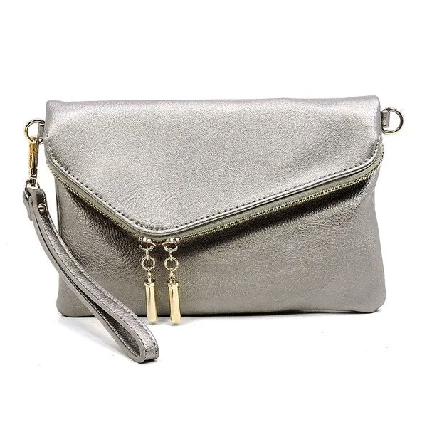 16 COLORS - ENVELOPE FOLDOVER ENVELOPE CLUTCH