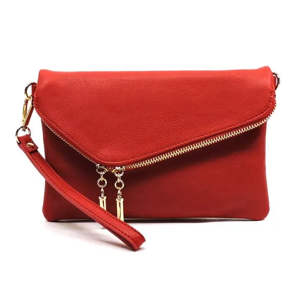 16 COLORS - ENVELOPE FOLDOVER ENVELOPE CLUTCH