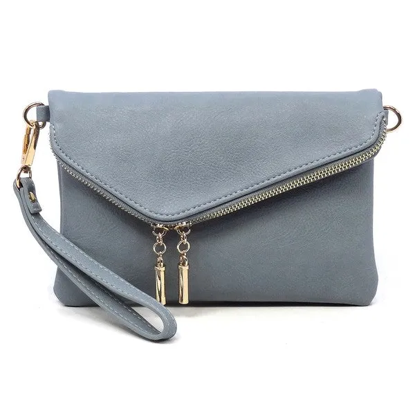 16 COLORS - ENVELOPE FOLDOVER ENVELOPE CLUTCH