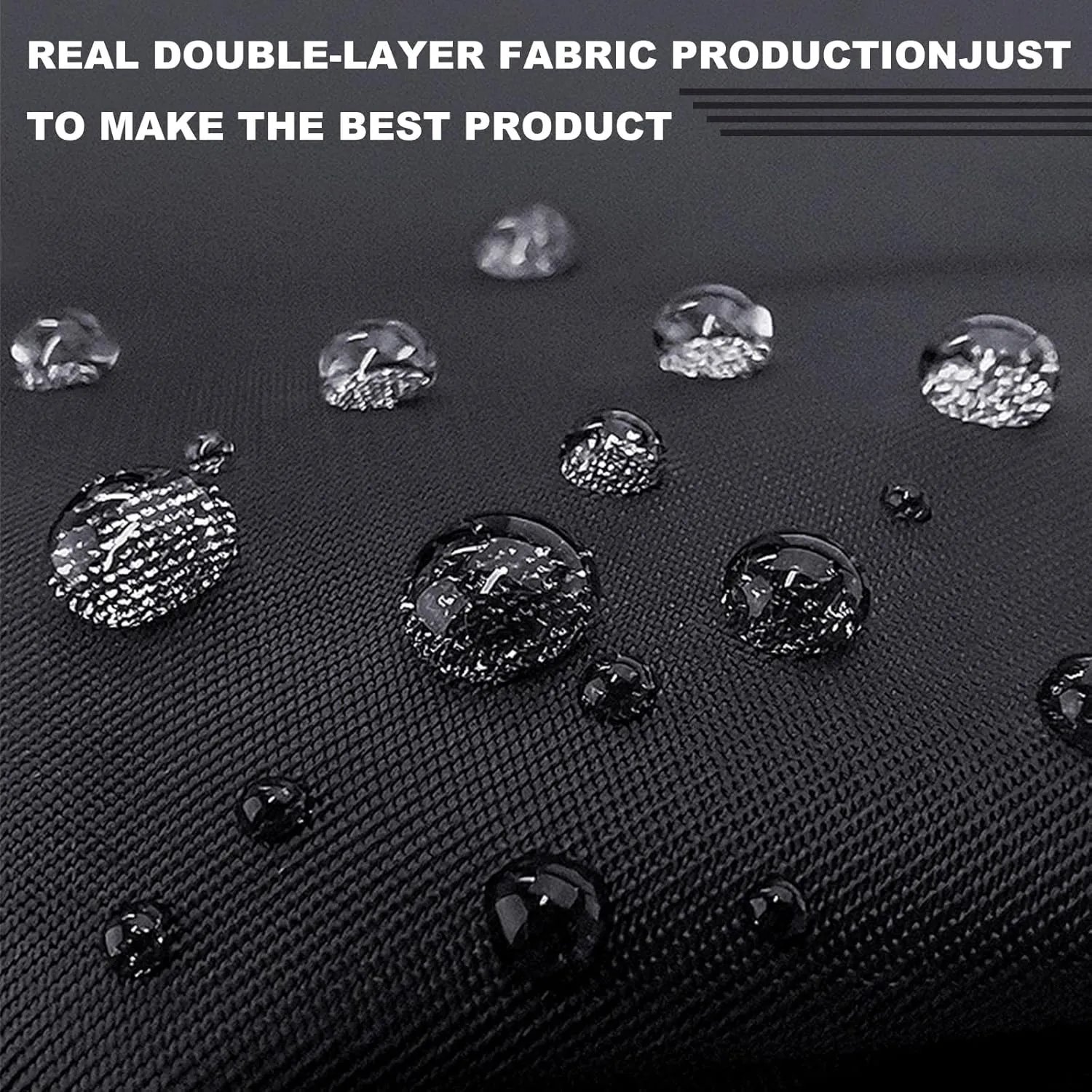 【2025 New Upgrade】TENTVIA Universal Generator Cover 26x20x20 Inches,600D Heavy-Duty Oxford Fabric,Dustproof and Waterproof Protection for Generators, Suitable for Most 1500-9000W Generators.black