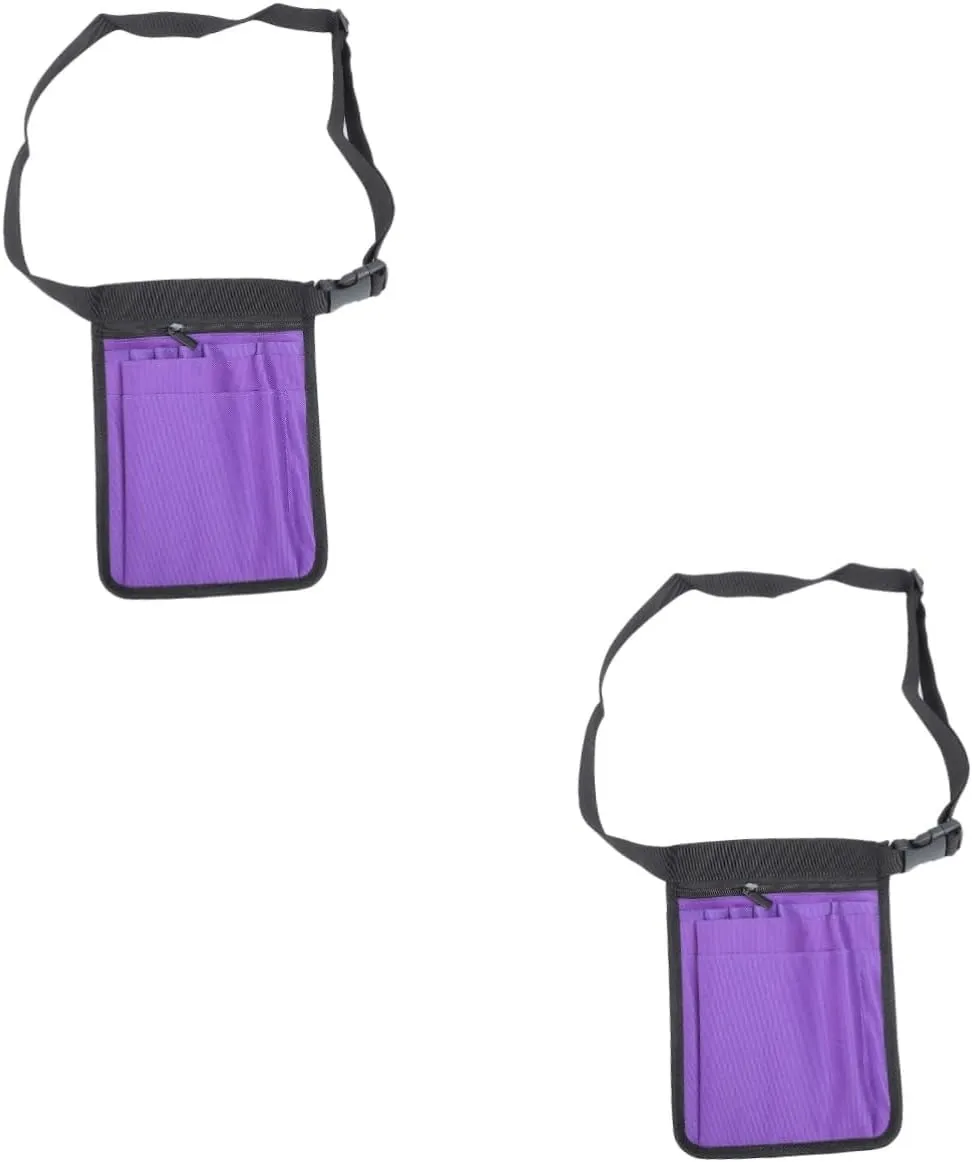 2pcs Medical Organizer Belt Pouch Nurse Waist Belt Bag Clinical Bag for Nurses Durable