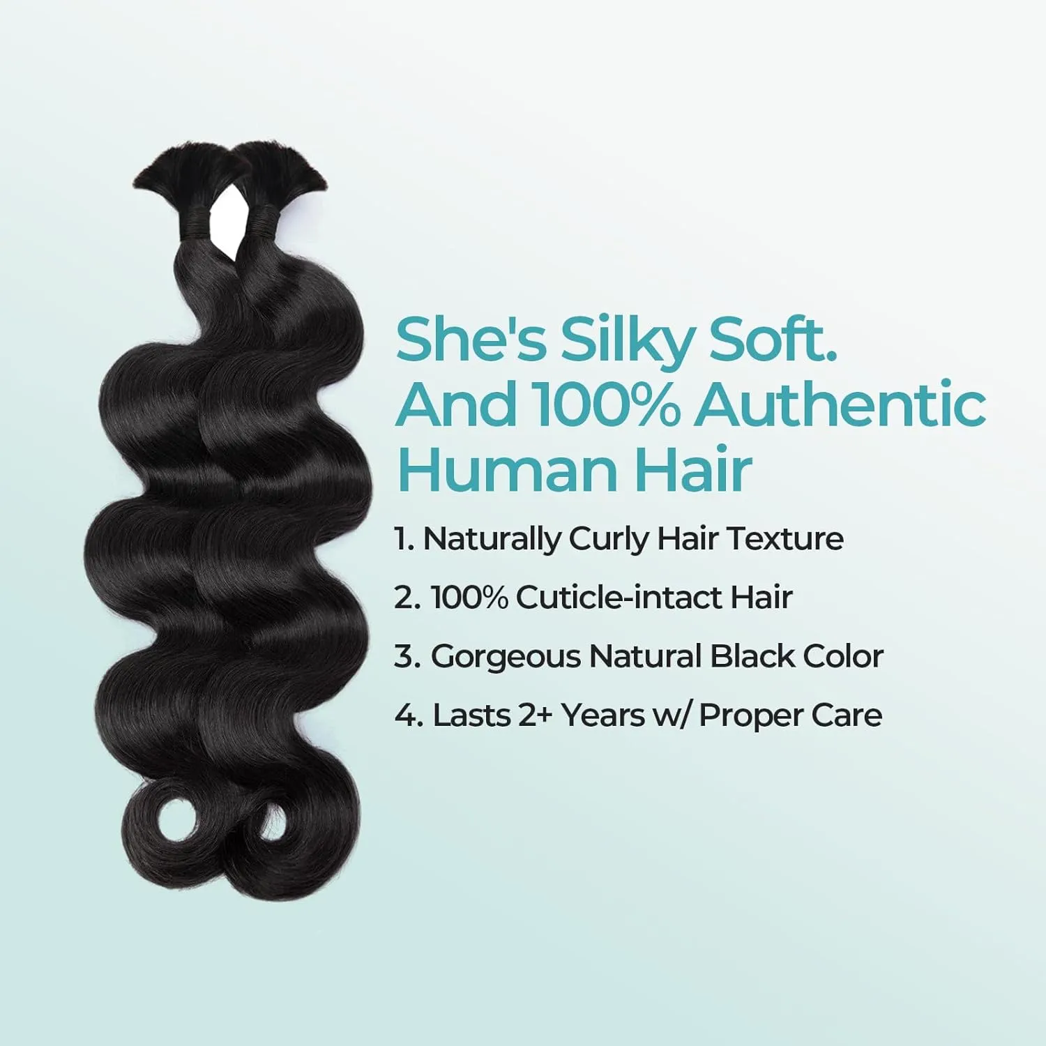 4/27 Boho Human Hair Highlight Blonde Brown Body Wave for Braids Braiding Bohemian Knotless Bulk No Weft 2 Bundles 100g 22 Inch - Easy to Install for Salon/Home/Beginners