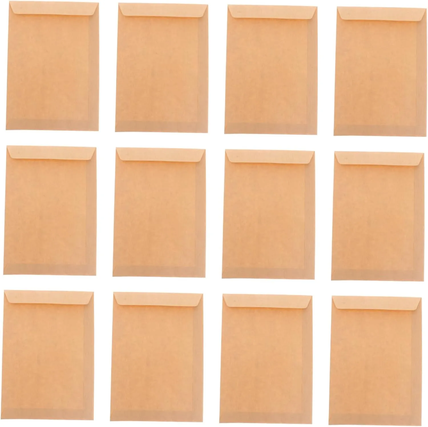 50pcs Envelope Bag Paper Storage Envelopes Letter Paper Brown Envelops Brown