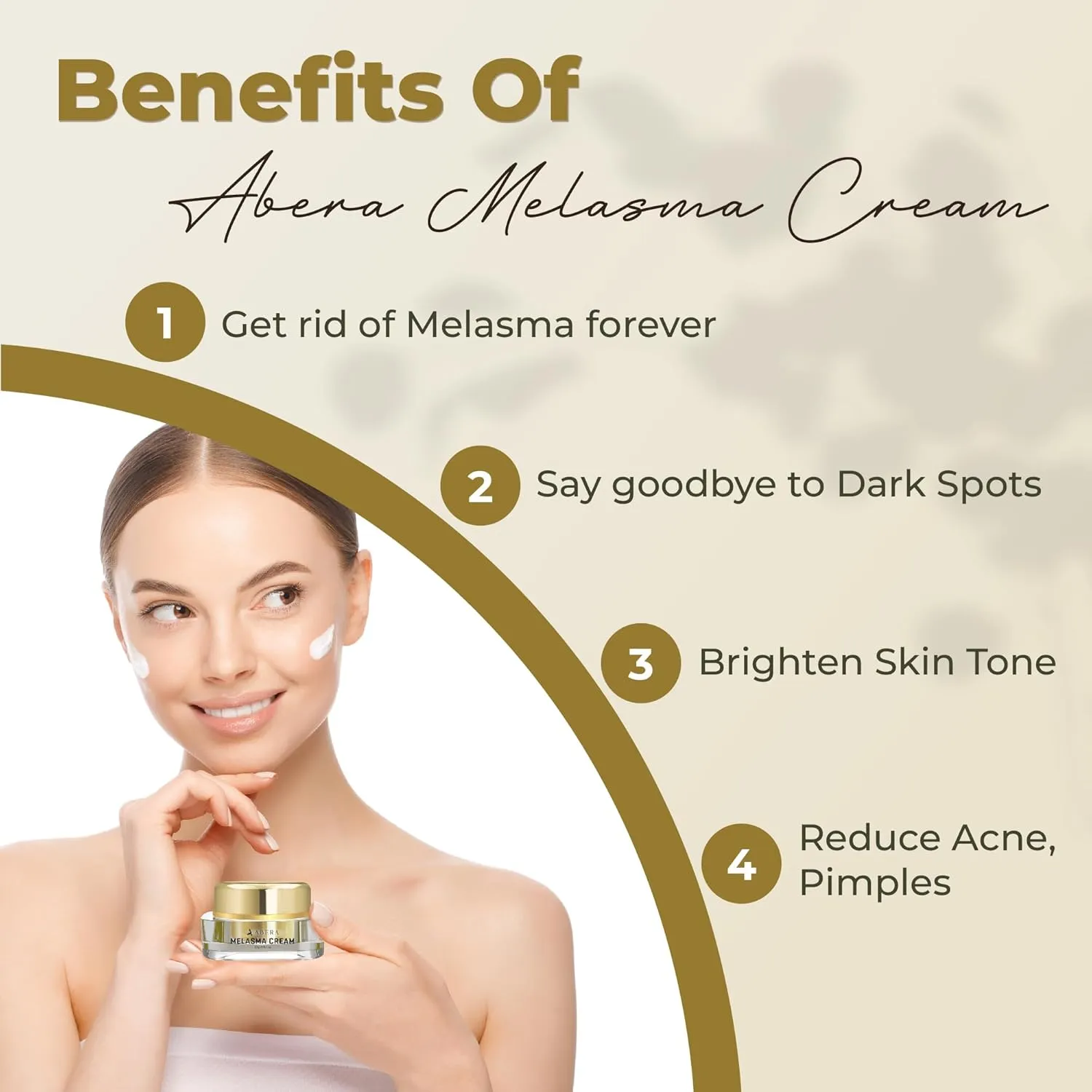 ABERA Dark Spot Remover for Face: Dark Spot Corrector for Age Spot Sun Spot Freckles Melasma Brown Spot - Faded Spot Correcting Cream for Face Hands (3 Boxes)