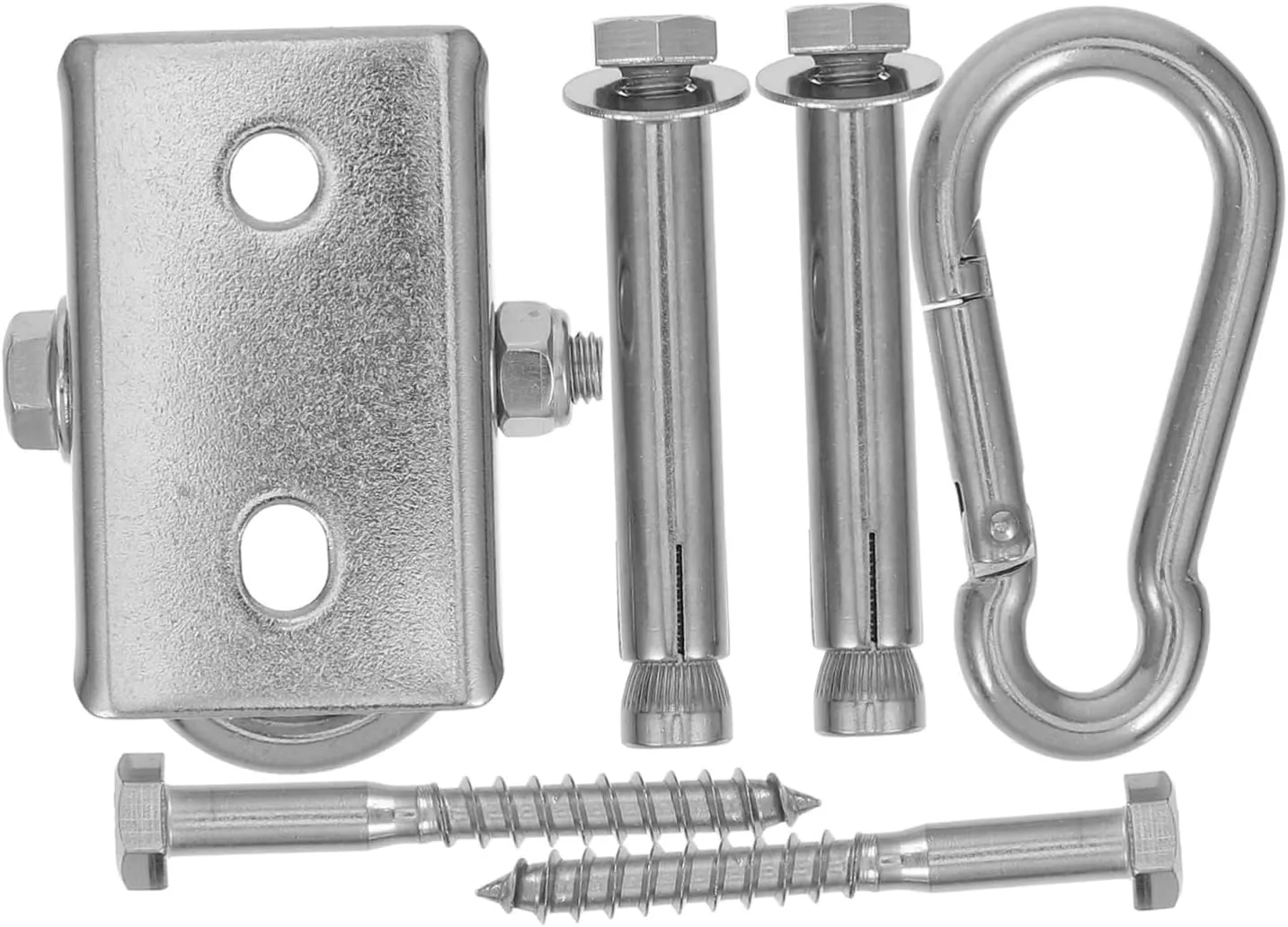 ABOOFAN Sturdy Swing Hangers Stainless Steel Pad Eye Plate for Swing Hanging Kit