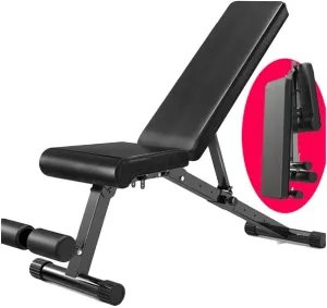 Adjustable Folding Heavy Duty - Utility Weight Benches for Full Body Workout, Incline/Decline Bench Press for Home Gym