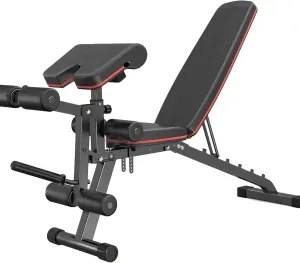 Adjustable Weight Bench,Training Sit Up Workout Heavy Duty,Utility,Fitness All-in-One,Multiuse Exercise Home Gym Fitness Equipment,Max Load 300Kg
