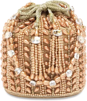 Aheli Potli Bags Gift for Women Evening Bag Clutch Ethnic Bride Purse with Drawstring
