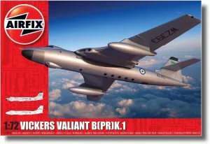 Airfix Model Airplane Kit Gift Set - A11001A Vickers Valiant B(PR) K.1, Plastic Plane Model Kits for Adults & Kids 14 , Skill Level 3, 1:72 Scale WW2 Military Aircraft - Real Aeroplane Model Gifts