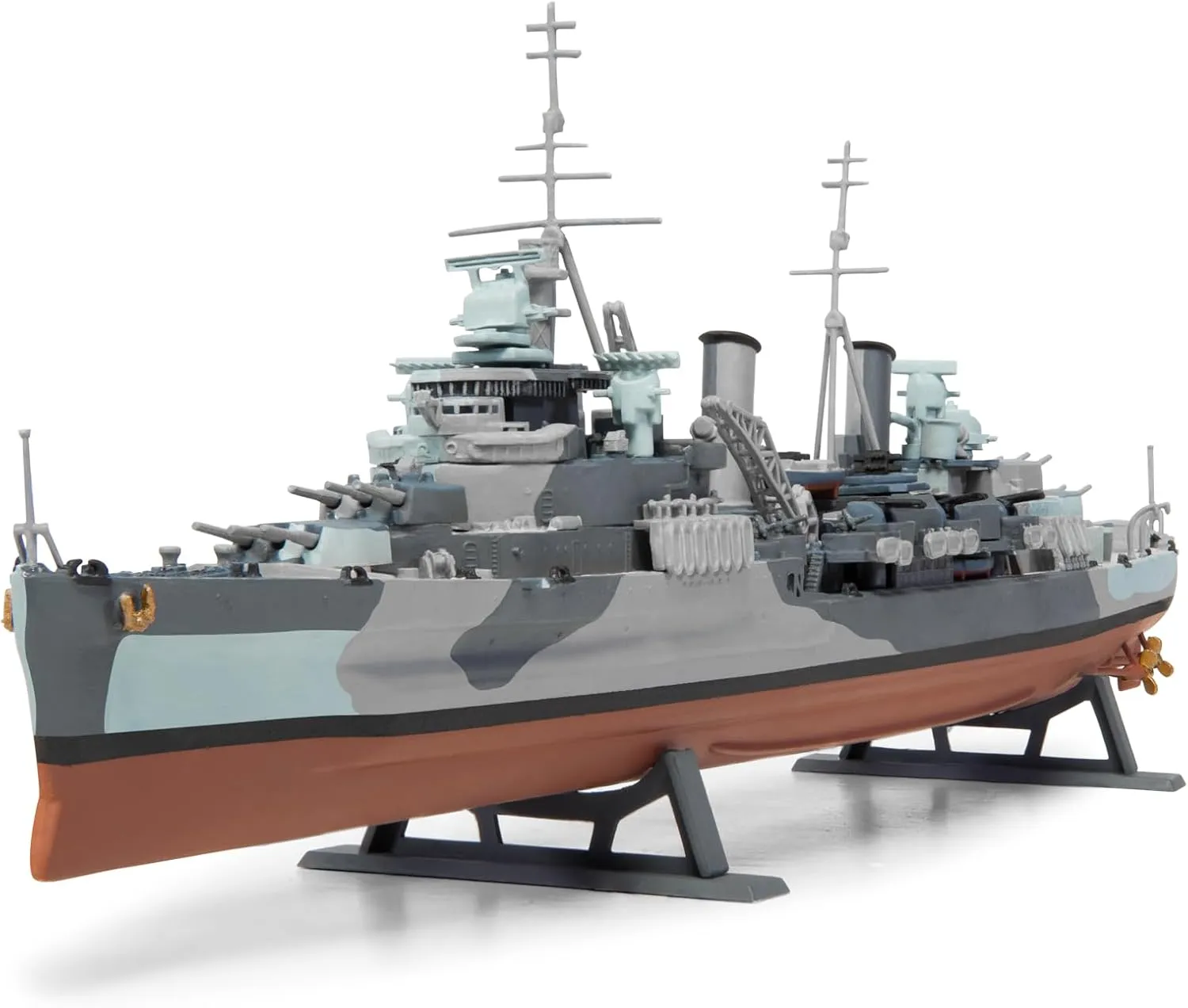 Airfix Ship Model Kit Vintage Classics - A04212V HMS Belfast, Plastic Watercraft Model Kits for Adults & Kids Ages 8 , Skill Level 3, 1:600 Scale WW2 Warship Models, Miniature Battleship Navy Gifts