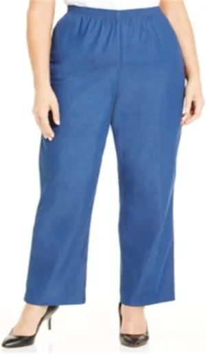 Alfred Dunner Women's Plus-Size Denim Proportioned Medium Pant
