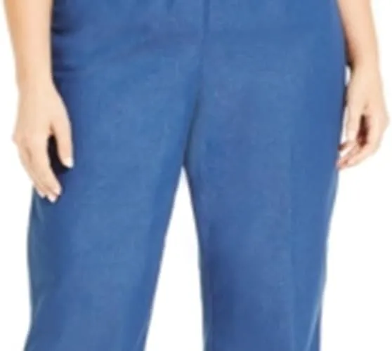 Alfred Dunner Women's Plus-Size Denim Proportioned Medium Pant