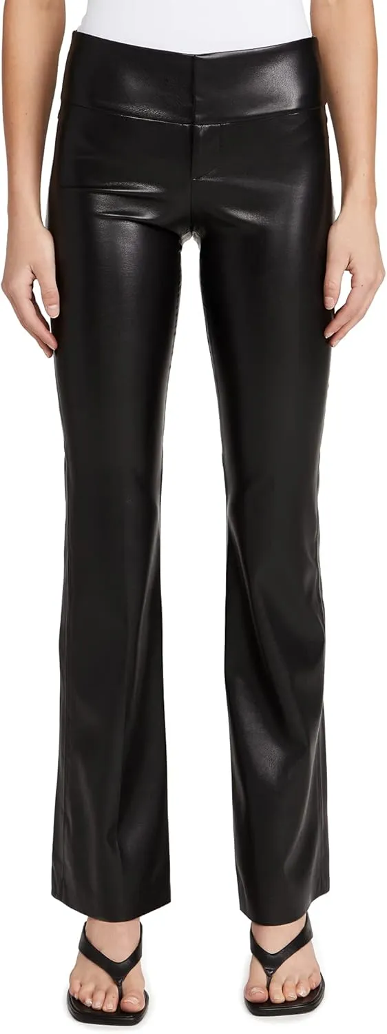 alice   olivia Women's Olivia Vegan Leather Pants