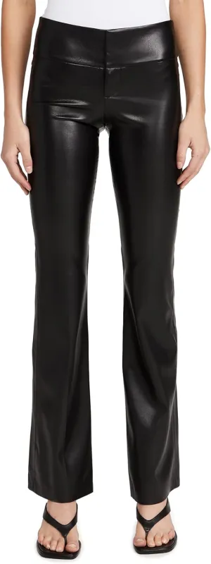 alice   olivia Women's Olivia Vegan Leather Pants