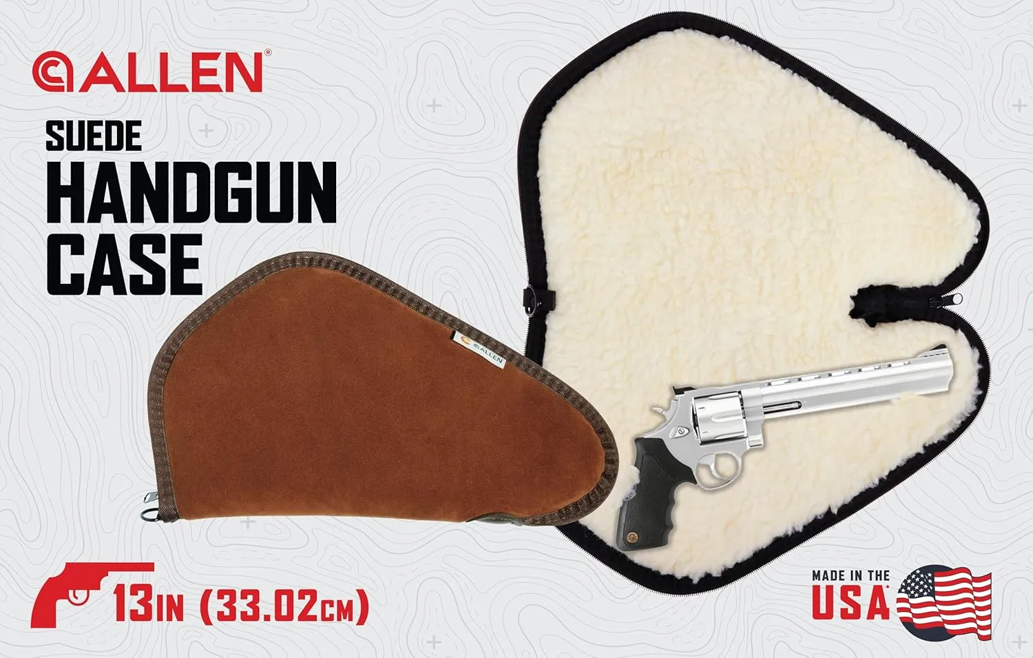 Allen Company 13" Suede Handgun Case