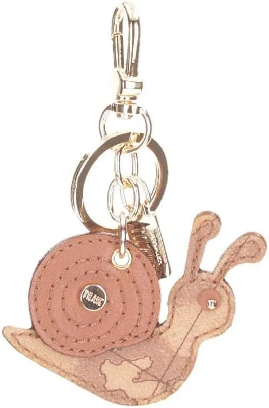 Alviero Martini Key Ring Snail Geo Classic CW2966000 Beige, Metal