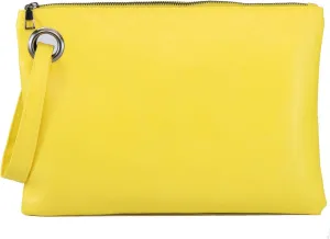 Amaze Womens Oversized Clutch Bag Large PU Leather Pouch Evening Handbags Envelope Purse with Wristlet Shoulder Lady