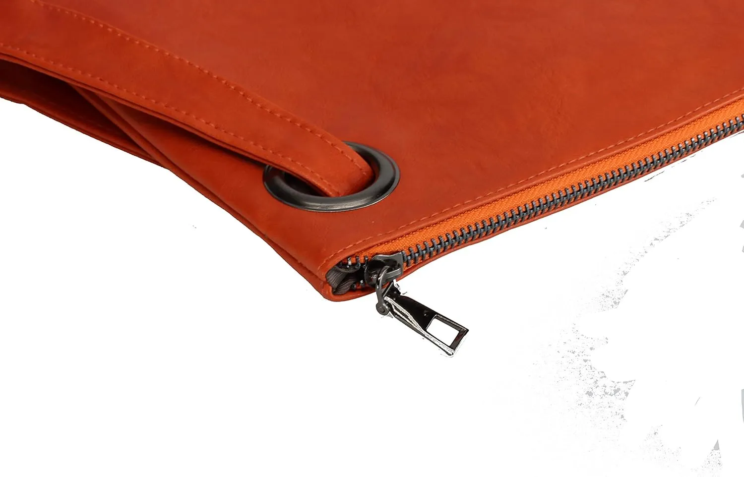 Amaze Womens Oversized Clutch Bag Large PU Leather Pouch Evening Handbags Envelope Purse with Wristlet Shoulder Lady
