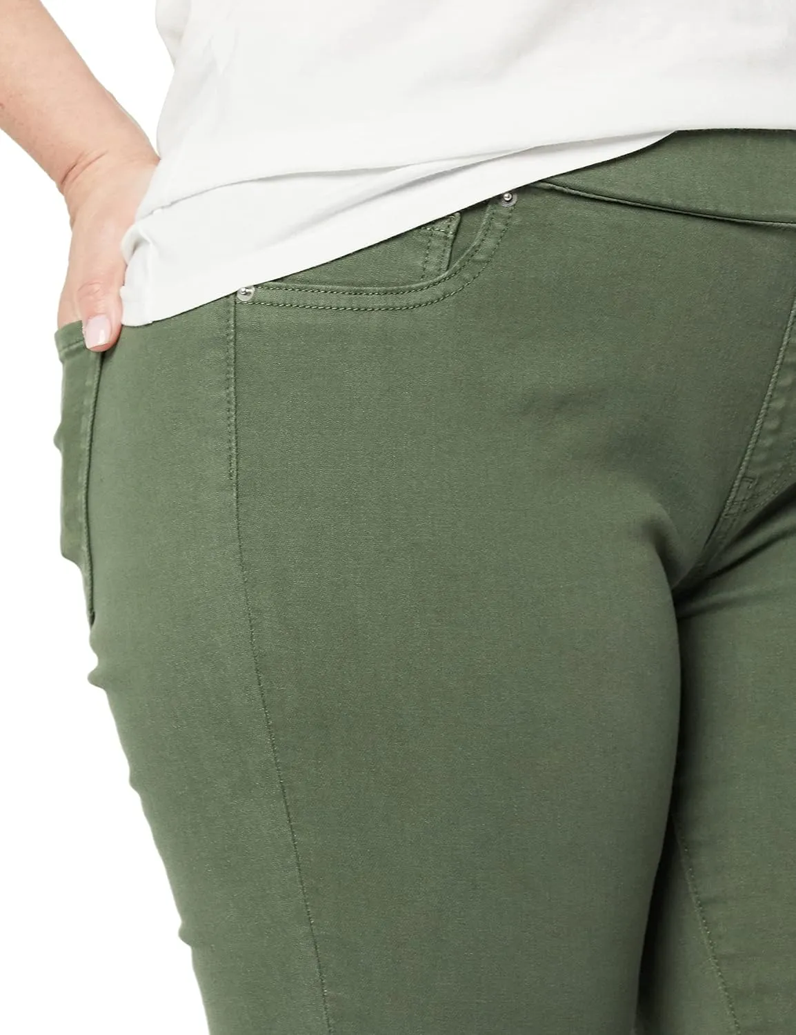 Amazon Essentials Women's Mid-Rise Stretch Pull-On Jegging (Available in Plus Size)