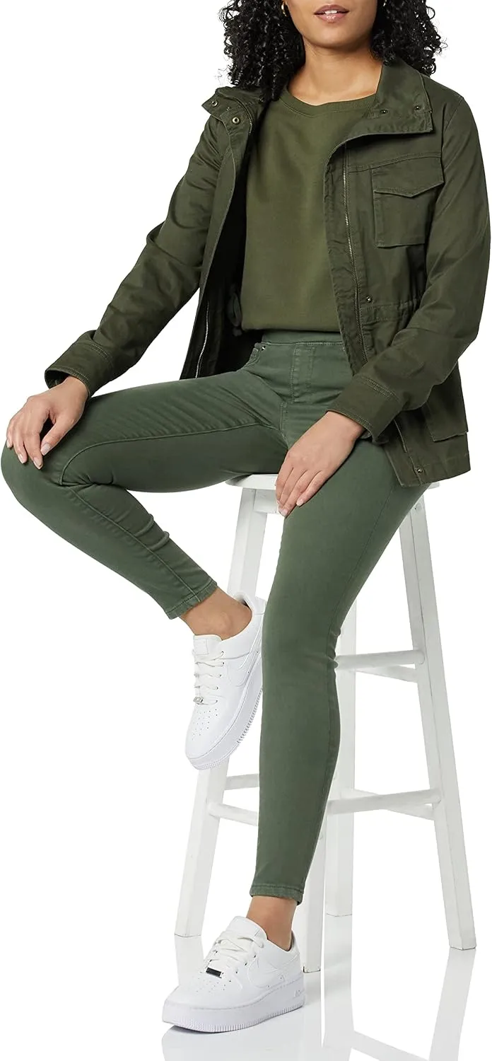 Amazon Essentials Women's Mid-Rise Stretch Pull-On Jegging (Available in Plus Size)