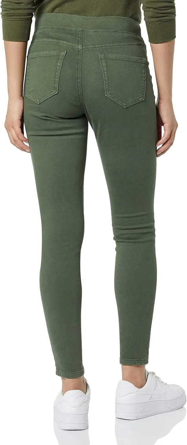 Amazon Essentials Women's Mid-Rise Stretch Pull-On Jegging (Available in Plus Size)