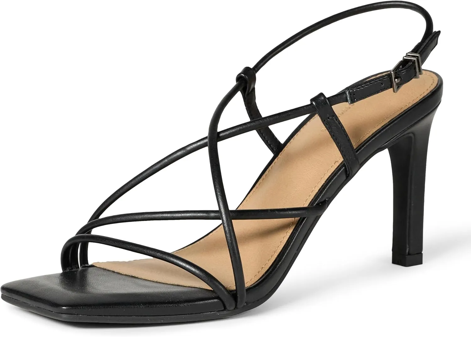 Amazon Essentials Women's Strappy Stiletto Heel Sandals