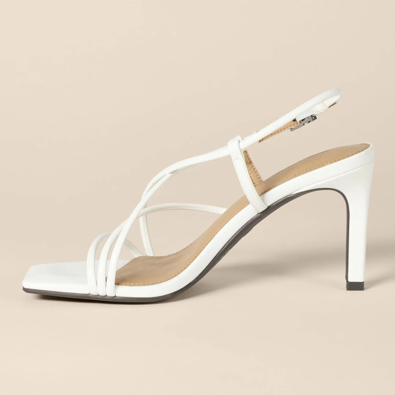 Amazon Essentials Women's Strappy Stiletto Heel Sandals