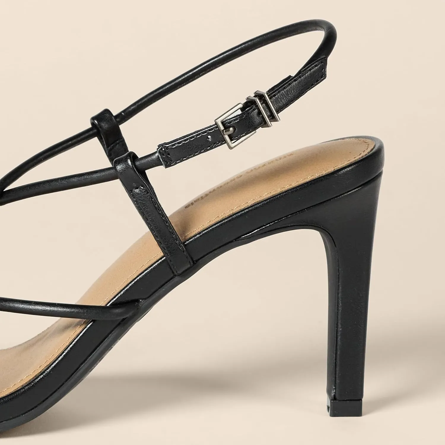 Amazon Essentials Women's Strappy Stiletto Heel Sandals