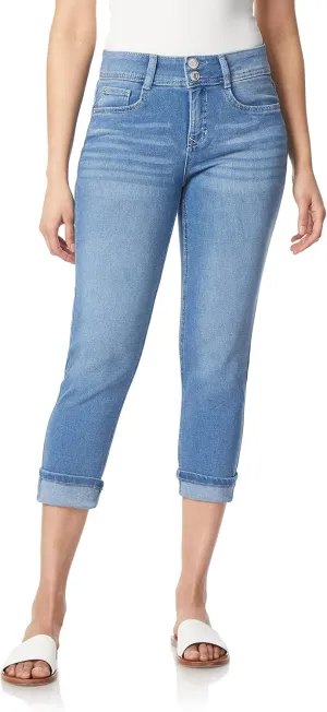 Angels Forever Young Women's Curvy Crop Jeans