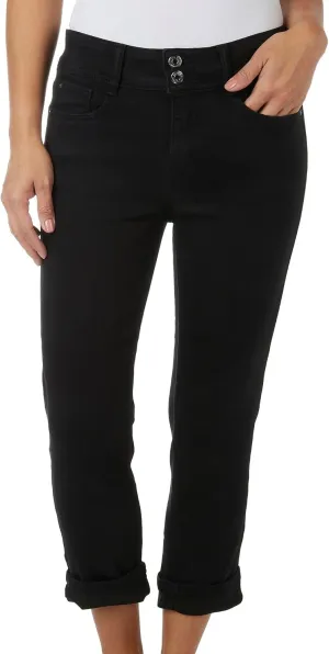 Angels Forever Young Women's Curvy Crop Jeans