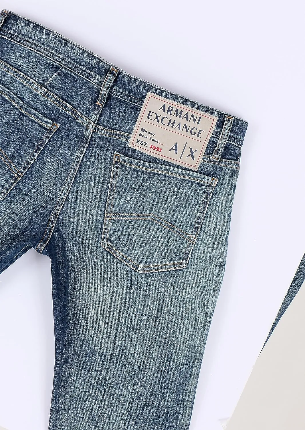 Armani Exchange Men's J14 Skinny Comfort Fabric Stretch Denim