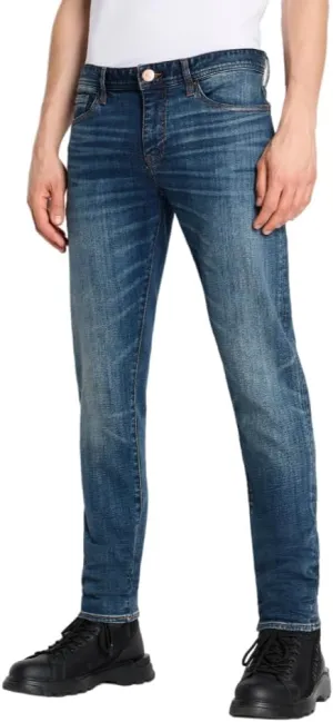 Armani Exchange Men's J14 Skinny Comfort Fabric Stretch Denim