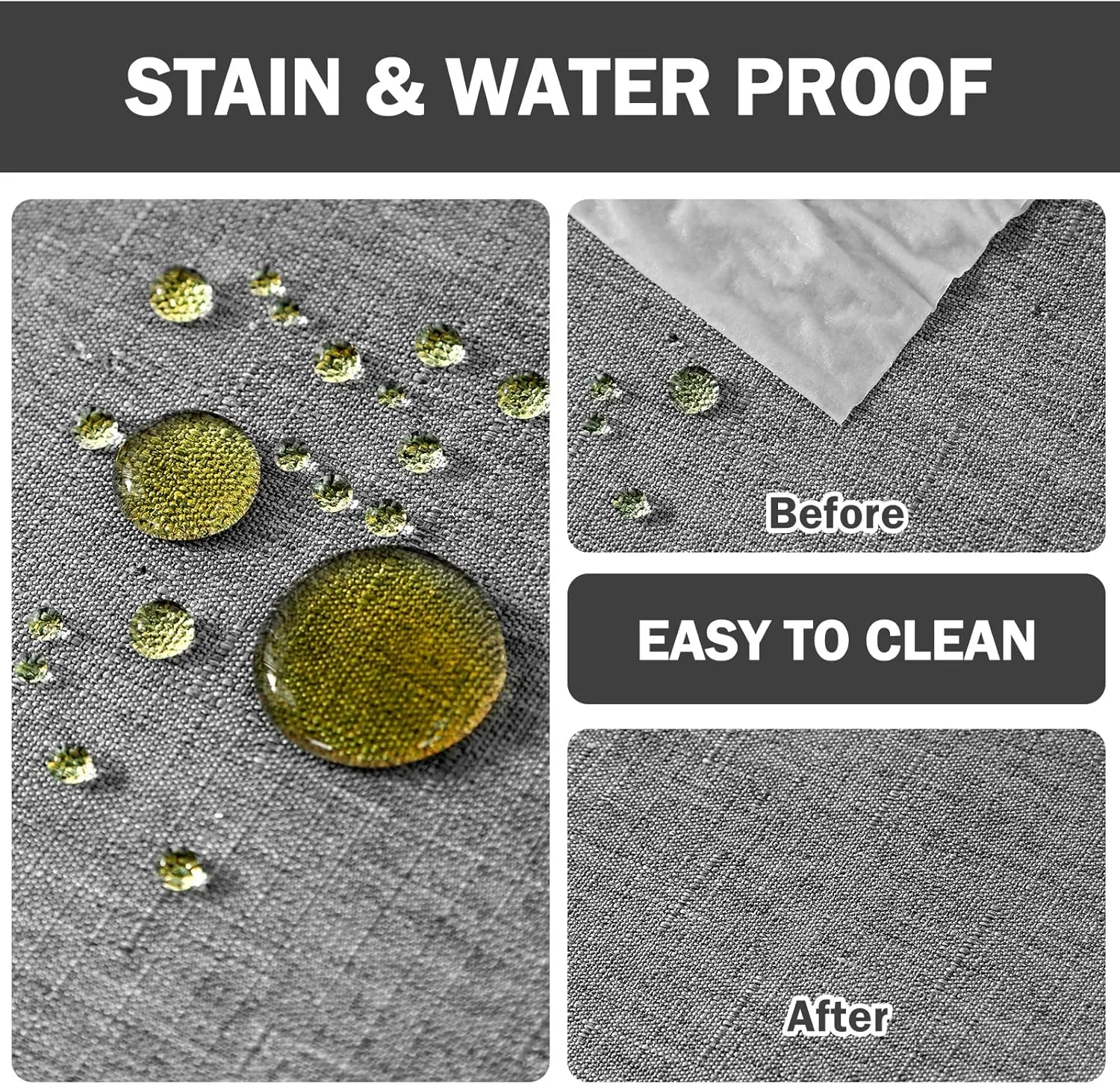 AUSSPVOCT Textured Tablecloth Rectangle 60x120 Water Resistant Spill-Proof Wipeable Table Cloth Wrinkle Free Fabric Dining Table Cover for Birthday Party Farmhouse Spring Kitchen Tablecloths