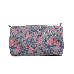 AUTUM JAL QUILTED TOILETRY POUCH