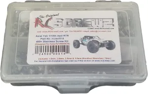 Axi014 - Compatible with Axial Racing Yeti 1/10th RTR Stainless Steel Screw Kit