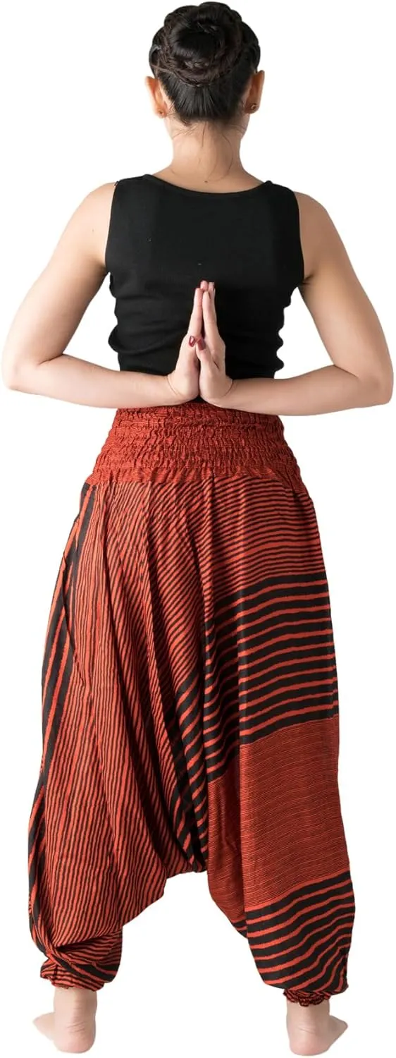 B BANGKOK PANTS Women's Harem Pants Jumpsuit Hippie Clothes