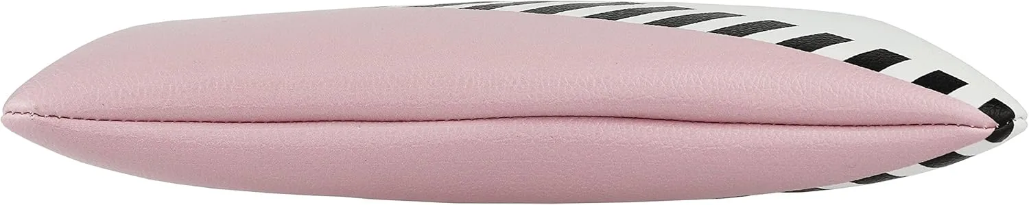 B BRENTANO Vegan Clutch Bag Pouch with Tassel Accent