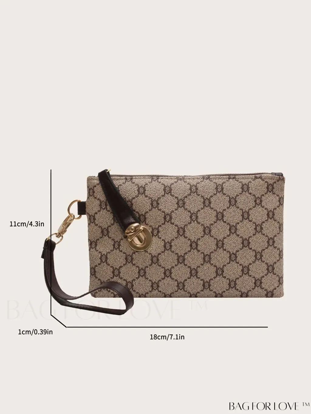 BagForLove - Stylish Printed Zipper Phone Wallet - The Perfect Fashion Accessory!