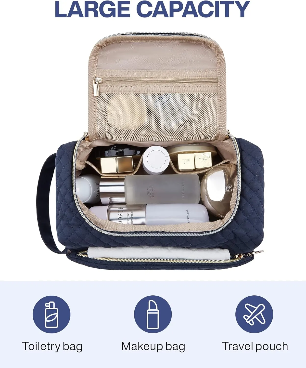 BAGSMART Toiletry Bag for women