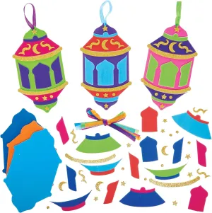 Baker Ross FN361 Ramadan Lantern Mix and Match Kits - 6 Pack, Ramadan Craft Pack for Children