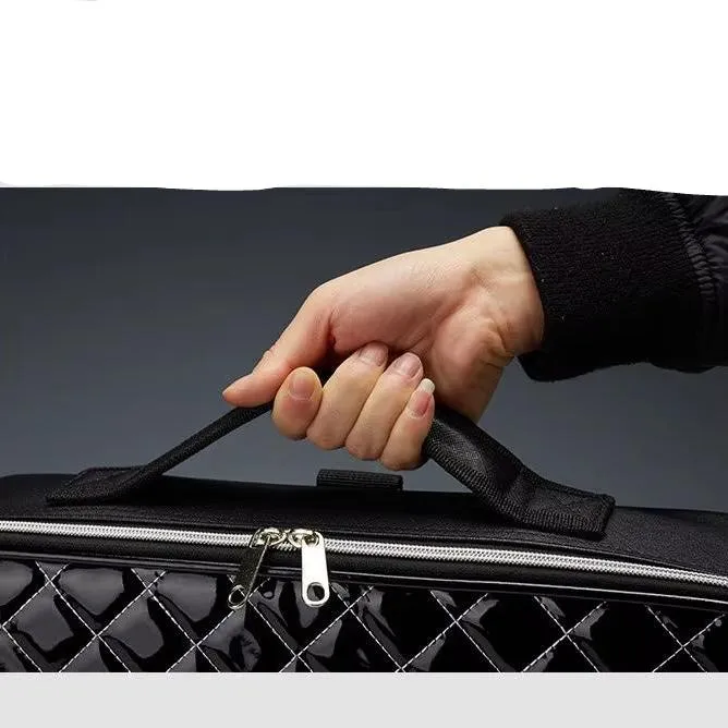 Barbara | Stylish & Practical Argyle Pattern Travel Cosmetic Bag