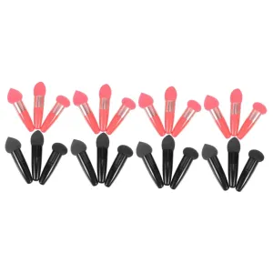 Beaupretty 24pcs Makeup Sponge Pens for Foundation Application Portable Beauty Tools Comfortable Handle for Precise Makeup Areas Watermelon