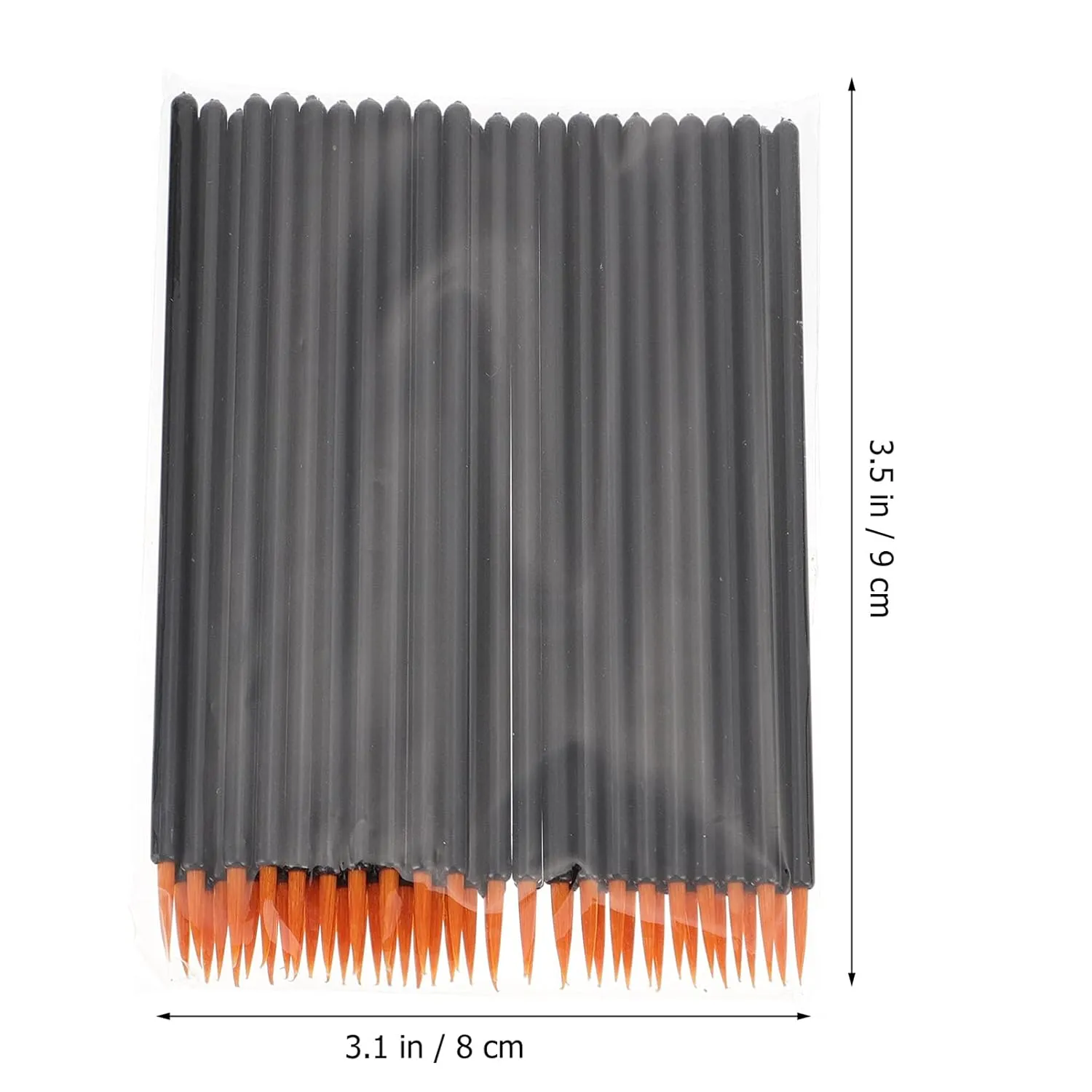 Beaupretty 300pcs Disposable Eyeliner Brush Applicators Precision Makeup Wands for Eye Makeup Application Bristles Easy to Use for Salon and Home Use