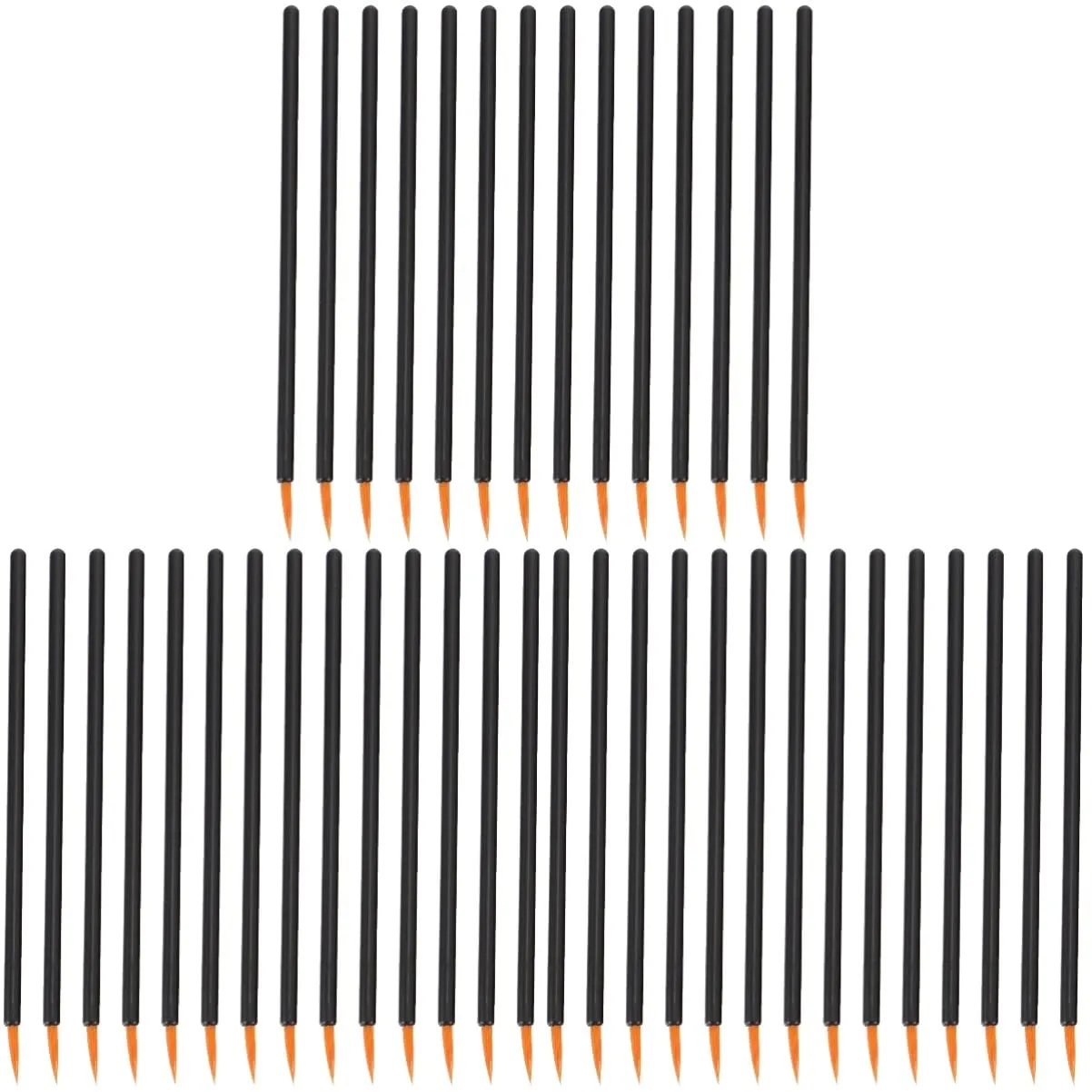 Beaupretty 300pcs Disposable Eyeliner Brush Applicators Precision Makeup Wands for Eye Makeup Application Bristles Easy to Use for Salon and Home Use