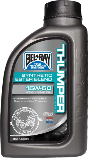 Bel-Ray 99520-B1LW Thumper® Racing Synthetic Ester Blend SAE 10W-40 4T Engine Oil - 1 Liter