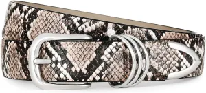 Belts for Women with Gold Buckle Faux Leather Belts Fashion Casual belts for jeans
