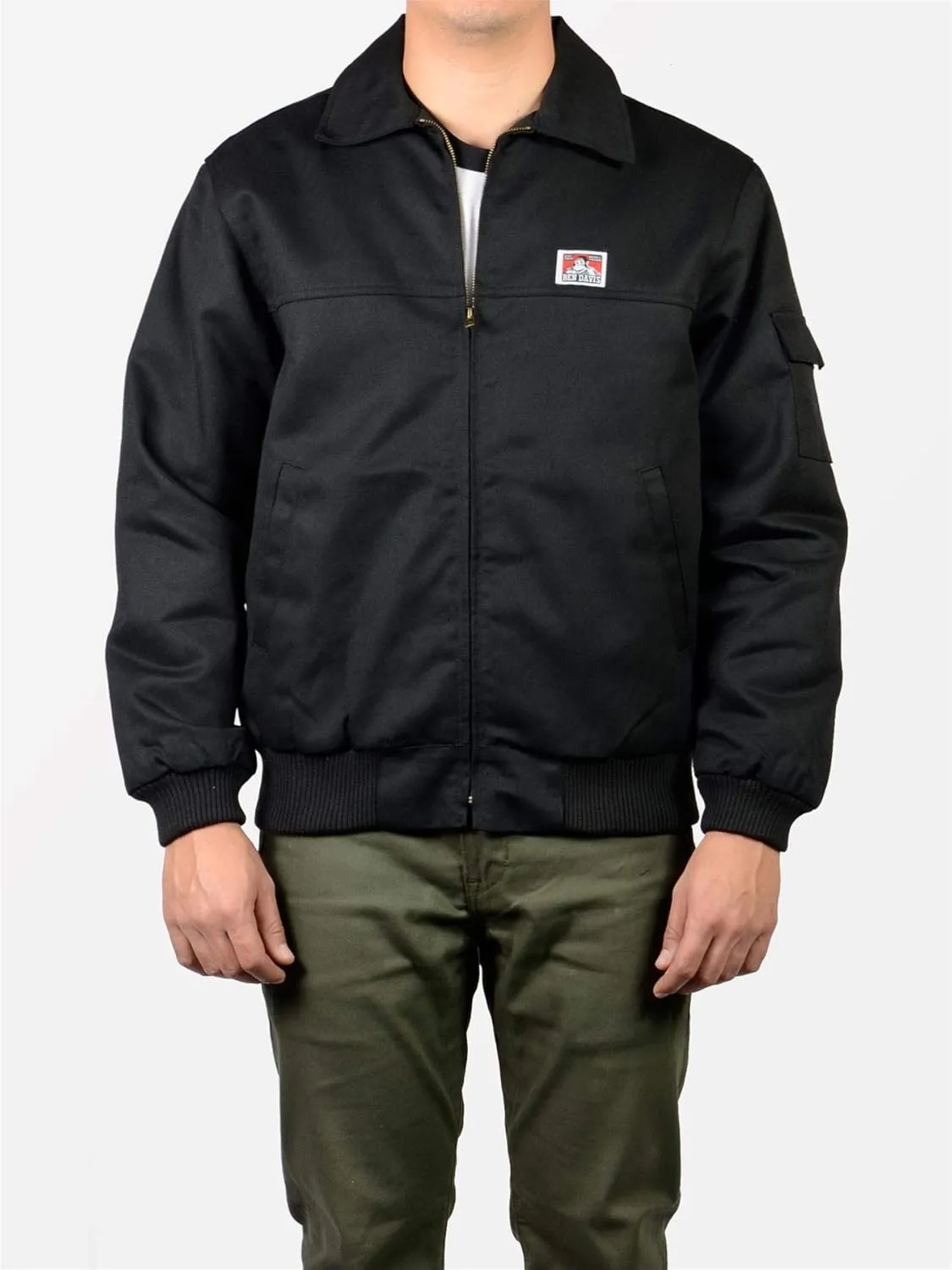 Ben Davis Men's Quilted Lined Bomber Jacket
