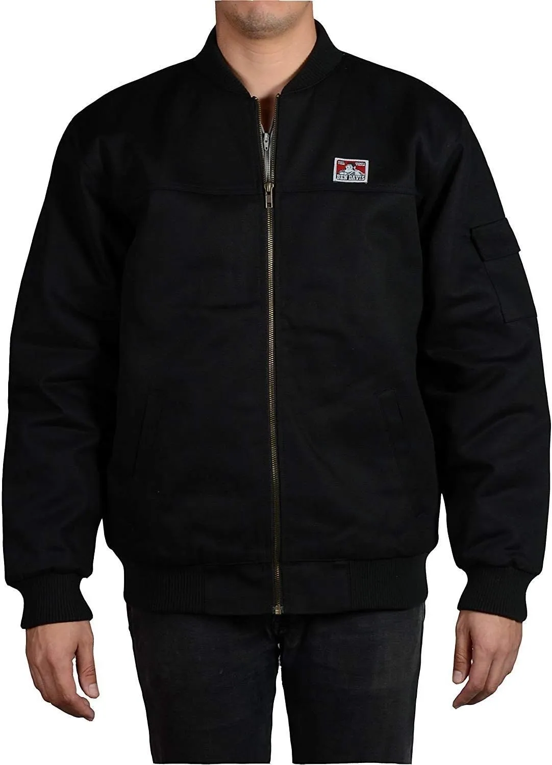 Ben Davis Men's Quilted Lined Bomber Jacket