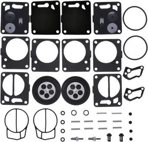 BH-Motor New 2 sets Twin Carburetor Carb Repair Rebuild Kits for Mikuni SeaDoo 50 717 720 787 800 SP GS GTX HX XP SPX GTS